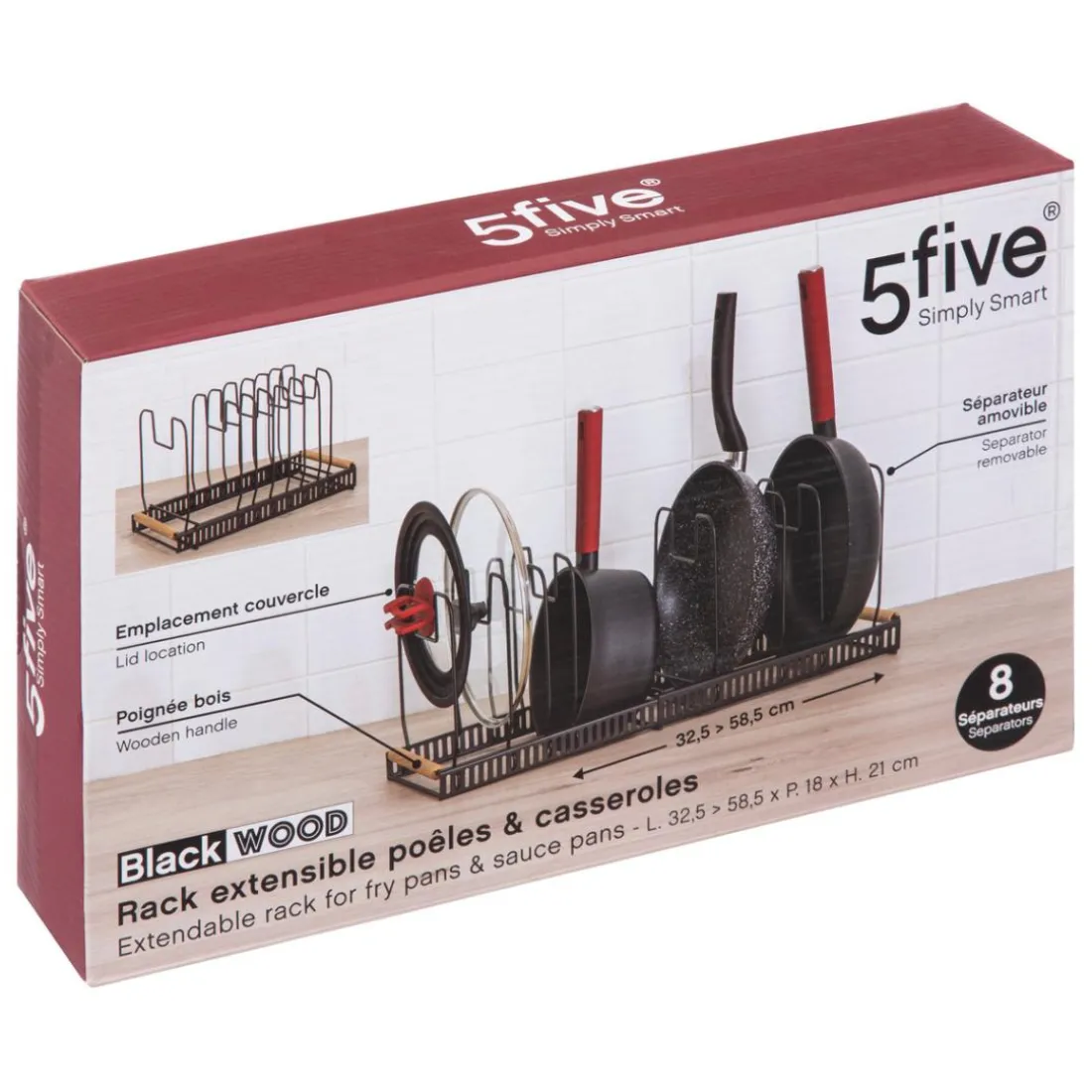 Rack extensible poêles/casseroles