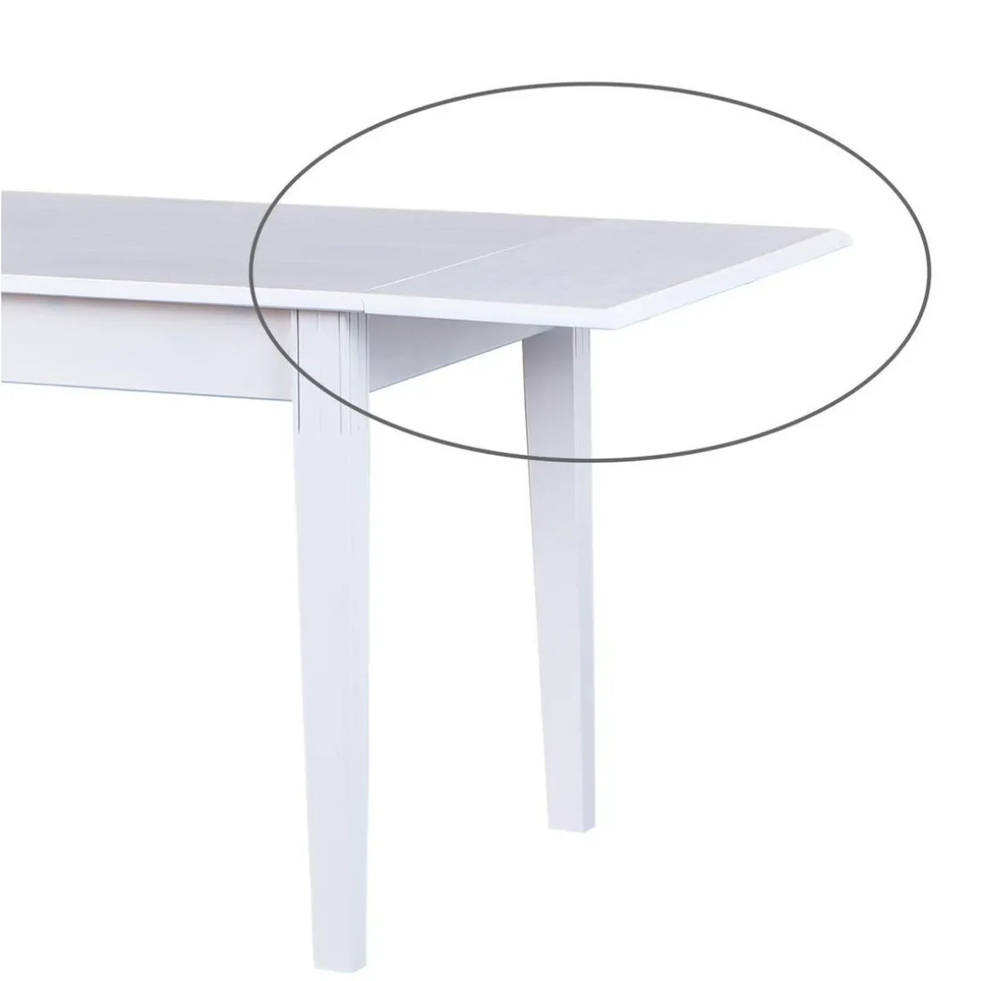 Rallonge De Table WESTERLAND Blanc