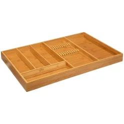 Range Couvercle + Couteaux + Ustensile Bambou