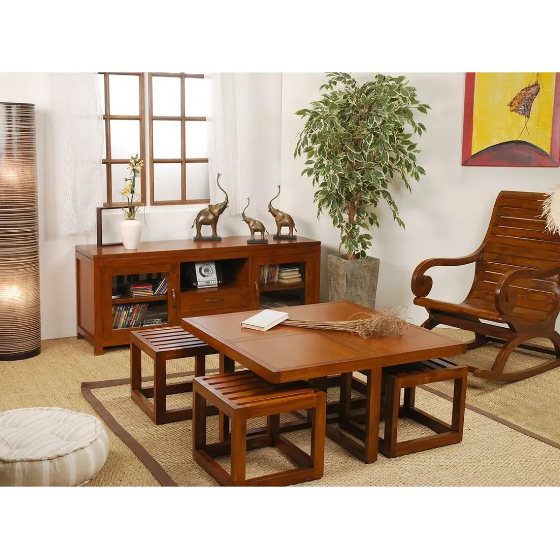 Rocking Chair EDEN Bois Mindi