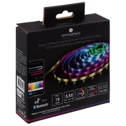 Ruban Led avec secteur+Bluet RGB L500cm Multicolore