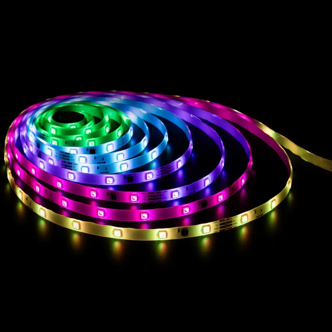 Ruban Led avec secteur+Bluet RGB L500cm Multicolore