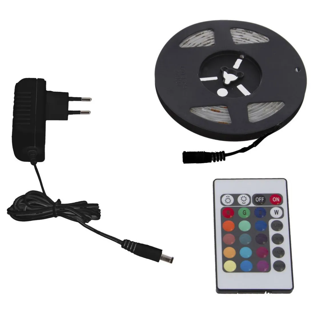 Ruban LED secteur avec télécommande RGB L1000