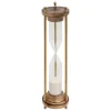 Sablier Sarah mango marron H38