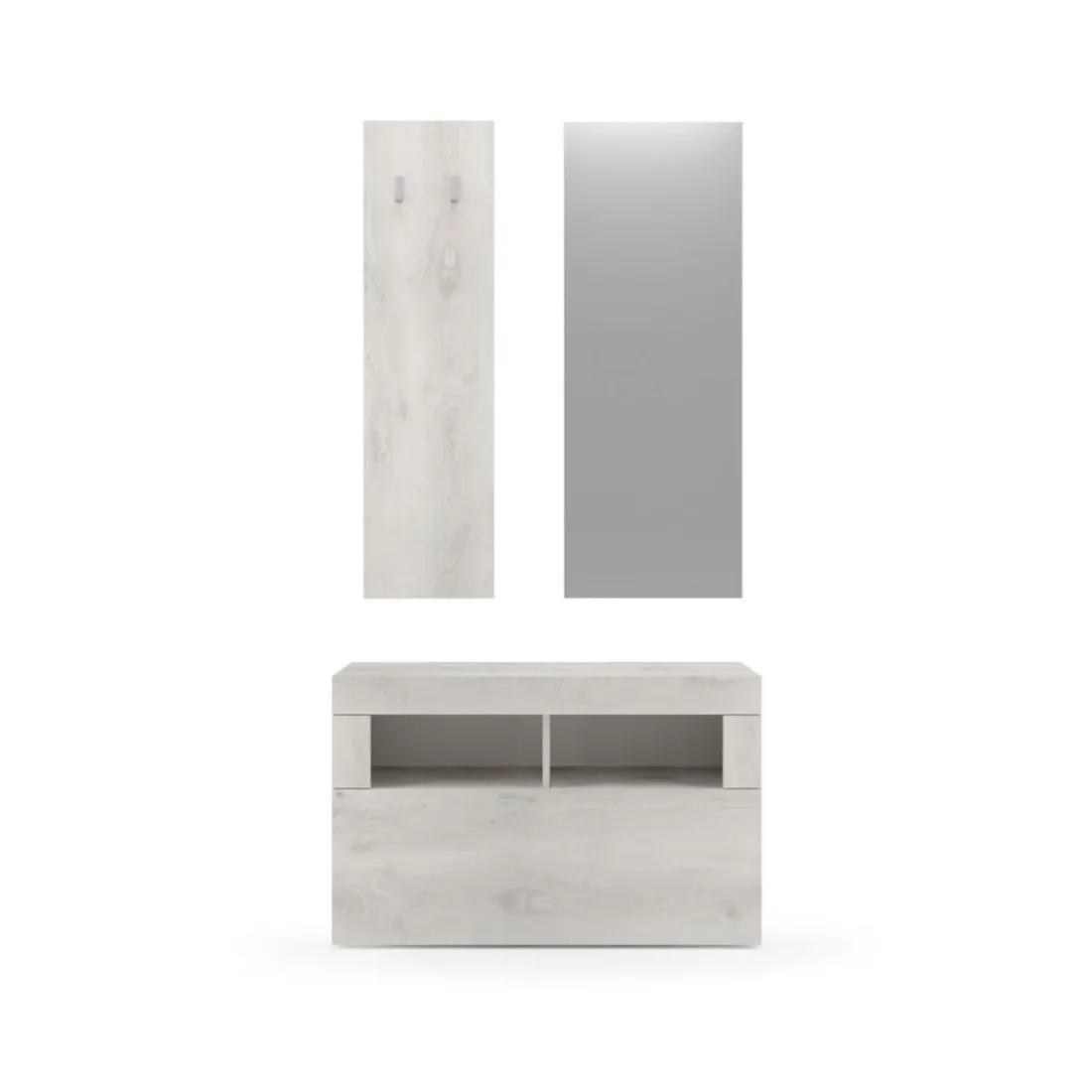 Set 3 pieces meuble d'entrée