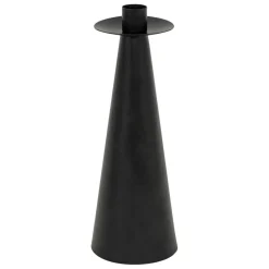 Set de 2 bougeoirs Automne métal noir