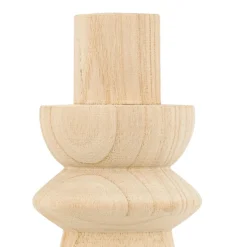 Set de 2 bougeoirs Uma bois