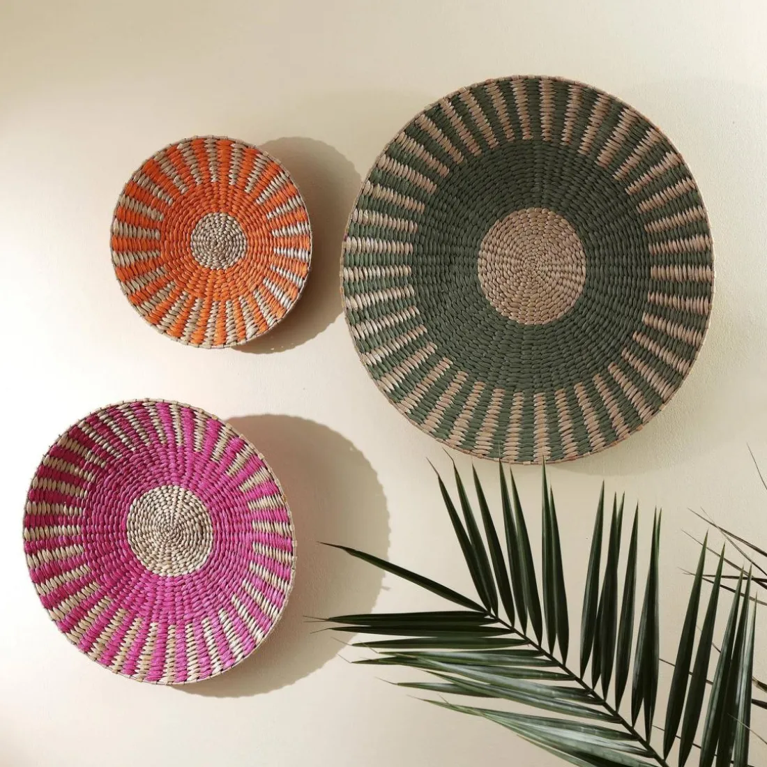 Set de 3 decorations murales TRIO COLOR