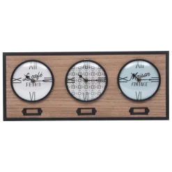 Set de 3 horloges