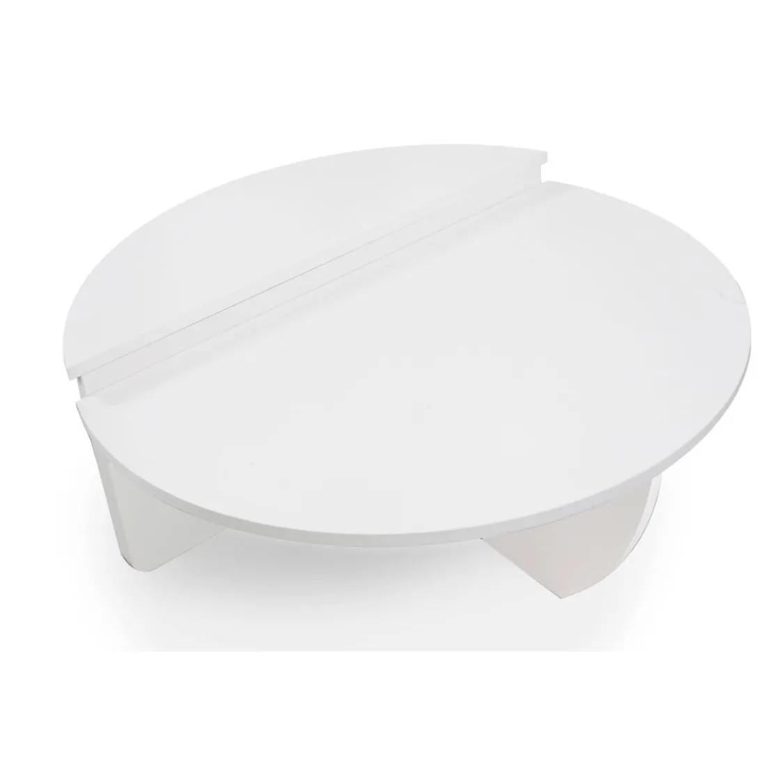 Set de 2 tables basses design Glowik Blanc mat