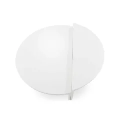 Set de 2 tables basses design Glowik Blanc mat