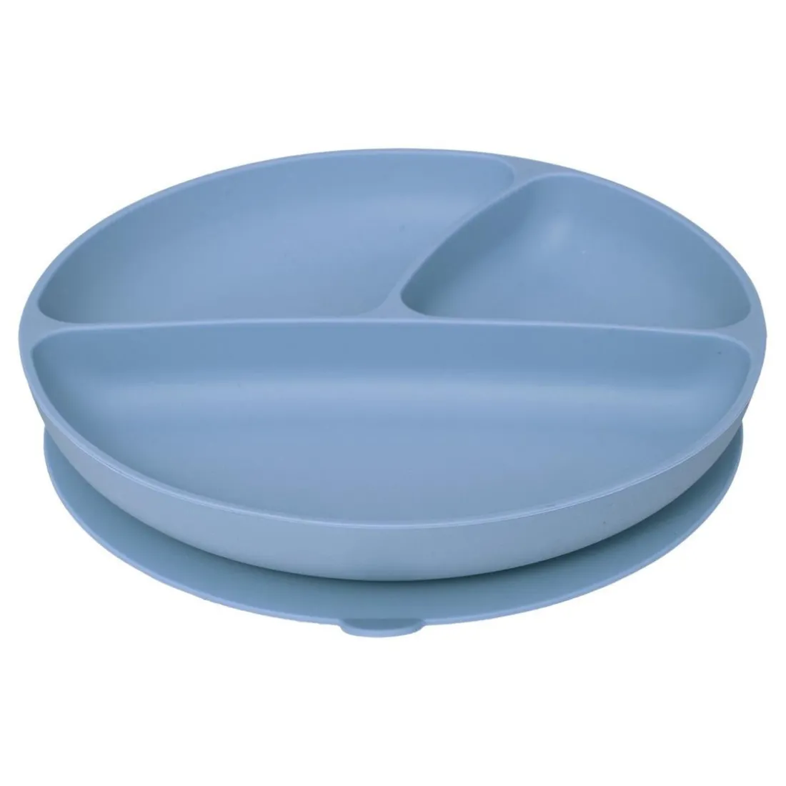 Set de repas bleu en silicone