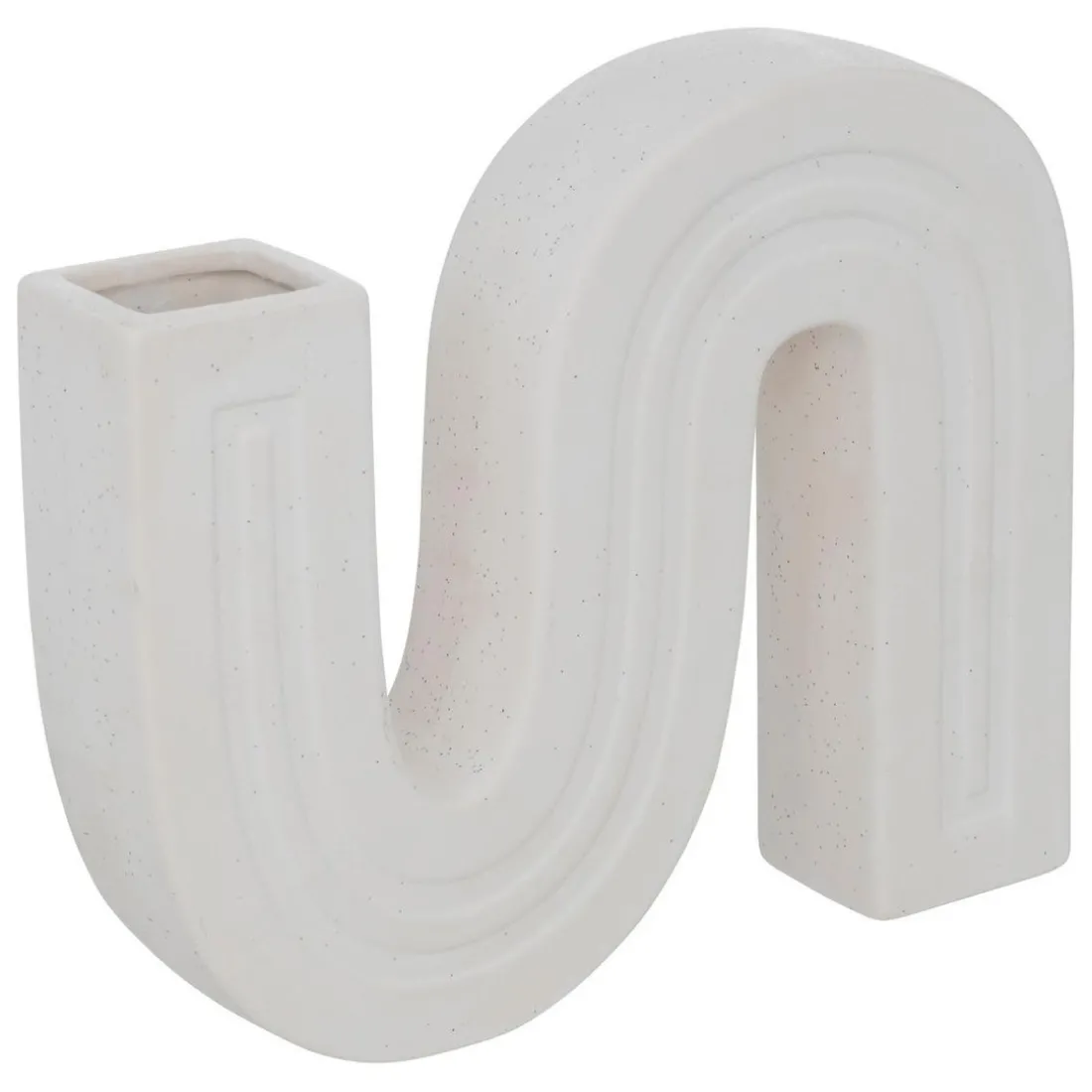 Soliflore blanc en céramique