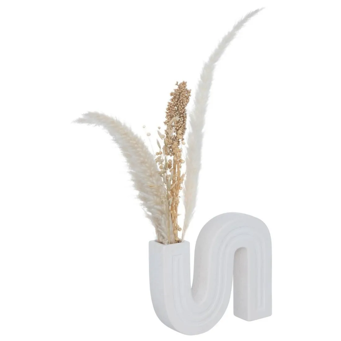 Soliflore blanc en céramique