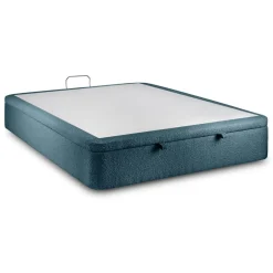Sommier Coffre Bouclette Bleu