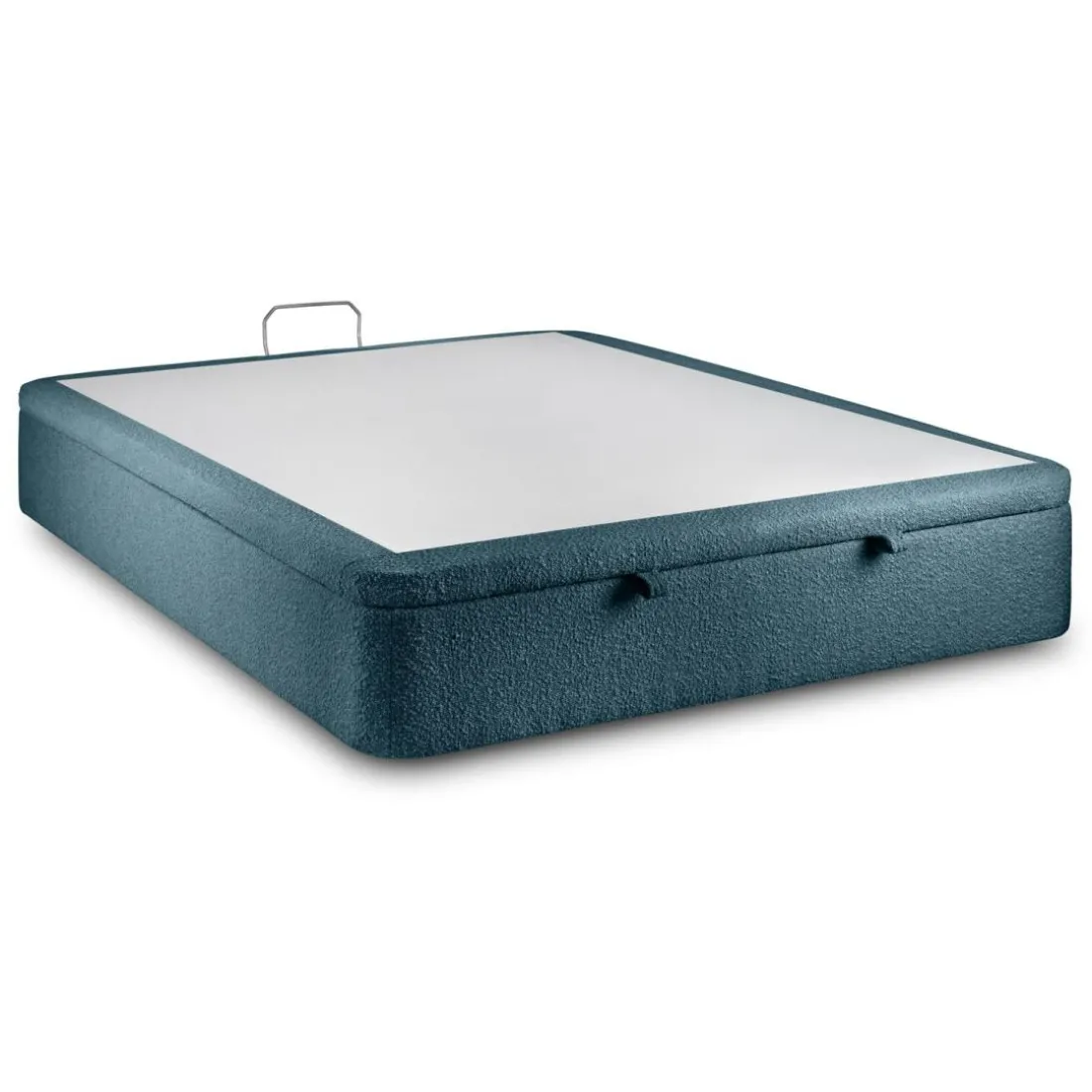 Sommier Coffre Bouclette Bleu