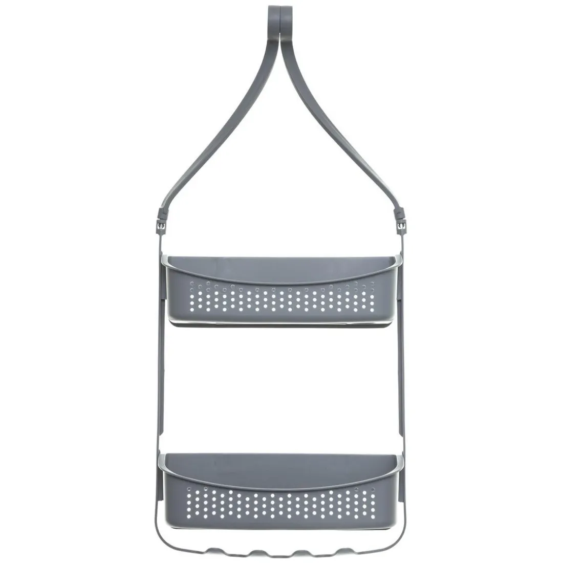Support Douche Souple 2 Pièces Gris