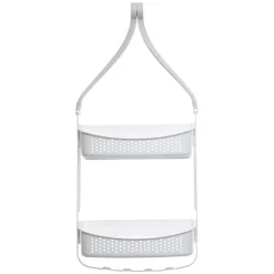 Support Douche Souple 2 Pièces Blanc