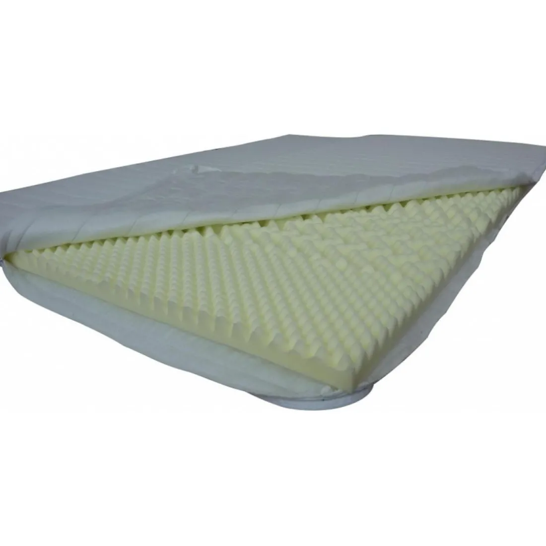 Surmatelas Mousse Haute Résilience 7 Zones Déhoussable & Lavable ELEO