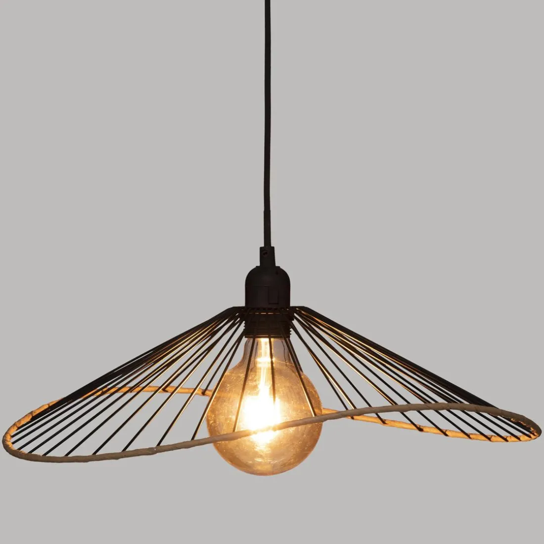 Suspension Métal ALARA Noir D45