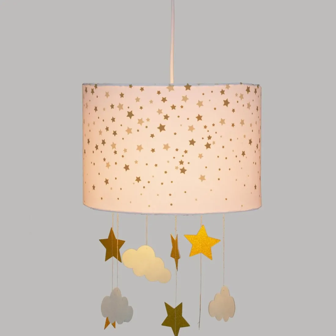 Suspension Blanc et Ocre