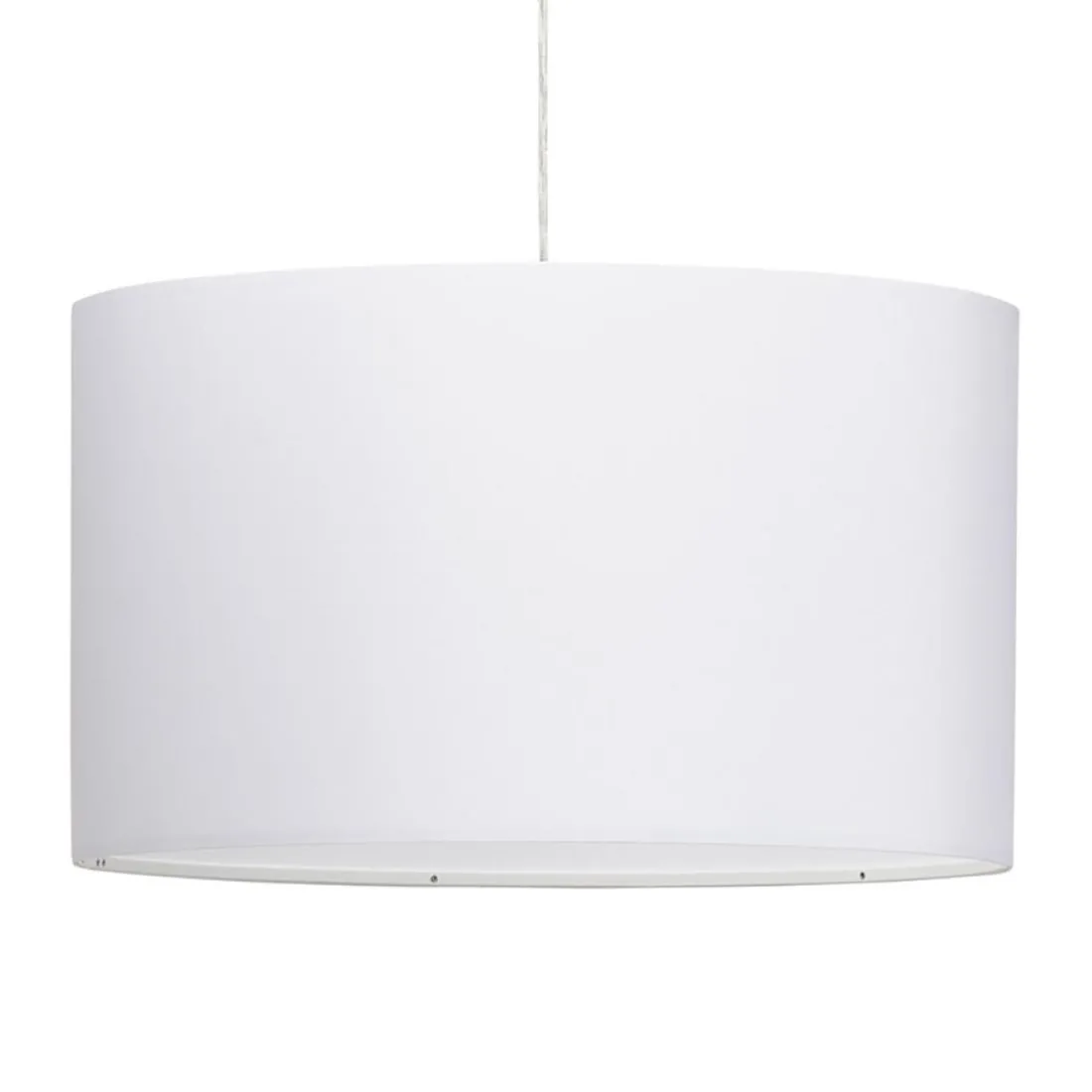 Suspension 'BUNGEE' ronde avec abat-jour blanc
