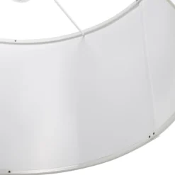 Suspension 'BUNGEE' ronde avec abat-jour blanc