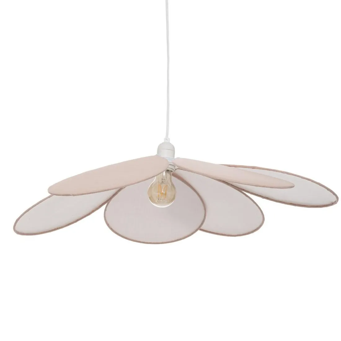 Suspension enfant, métal, rose, H64 cm