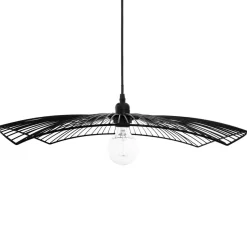 Suspension Filaire Chapeau Noir