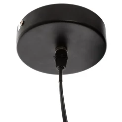 Suspension Filaire Chapeau Noir