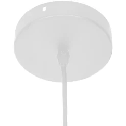 Suspension métal blanc break D12 H20