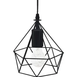 Suspension métal fil noir D19 H22