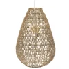 Suspension Métallique beige