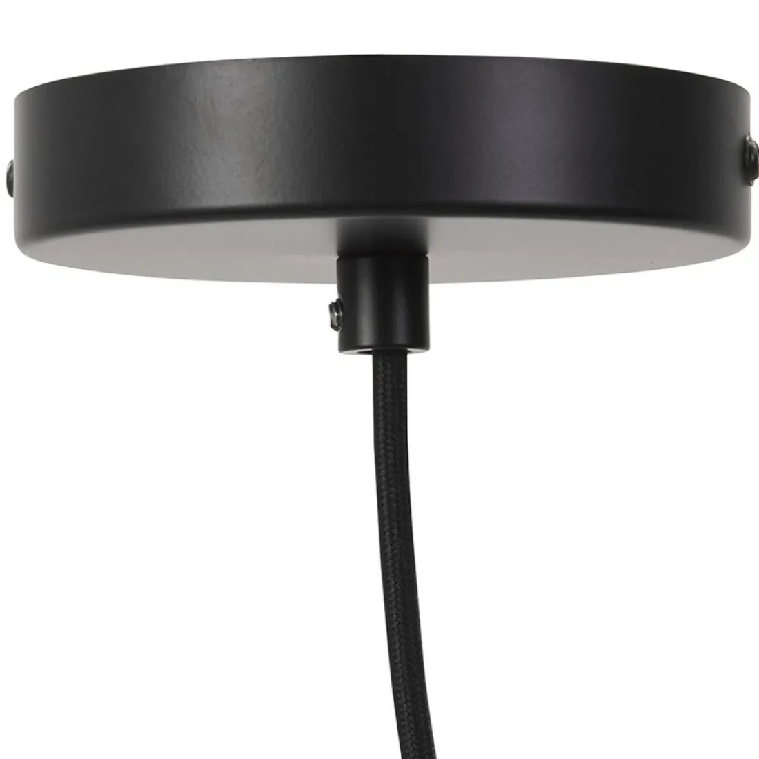 Suspension ronde 'CASIMIRA MINI' en bambou naturel