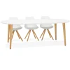 Table à dîner ronde extensible 'IGLOU' style scandinave