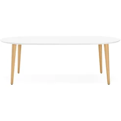 Table à dîner ronde extensible 'IGLOU' style scandinave