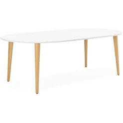 Table à dîner ronde extensible 'IGLOU' style scandinave