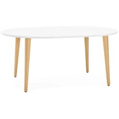 Table à dîner ronde extensible 'IGLOU' style scandinave