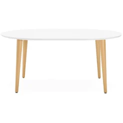 Table à dîner ronde extensible 'IGLOU' style scandinave