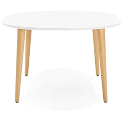 Table à dîner ronde extensible 'IGLOU' style scandinave
