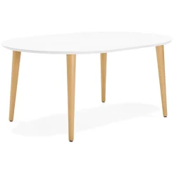 Table à dîner ronde extensible 'IGLOU' style scandinave