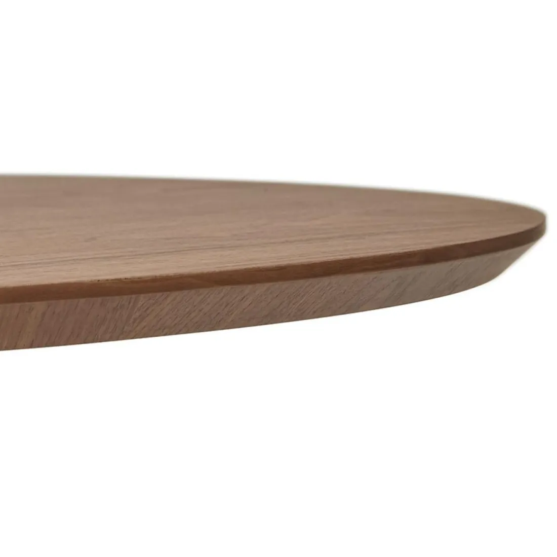 Table à dîner ronde 'SWEDY' en bois Noyer style scandinave