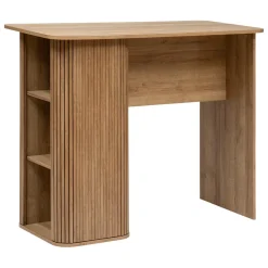 Table à manger bar en placage effet bois