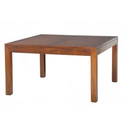 Table à manger Carrée Rallonge 140/50 x 140 cm - MELINDA