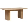 Table à manger en placage effet bois