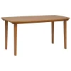 Table à manger en placage chêne