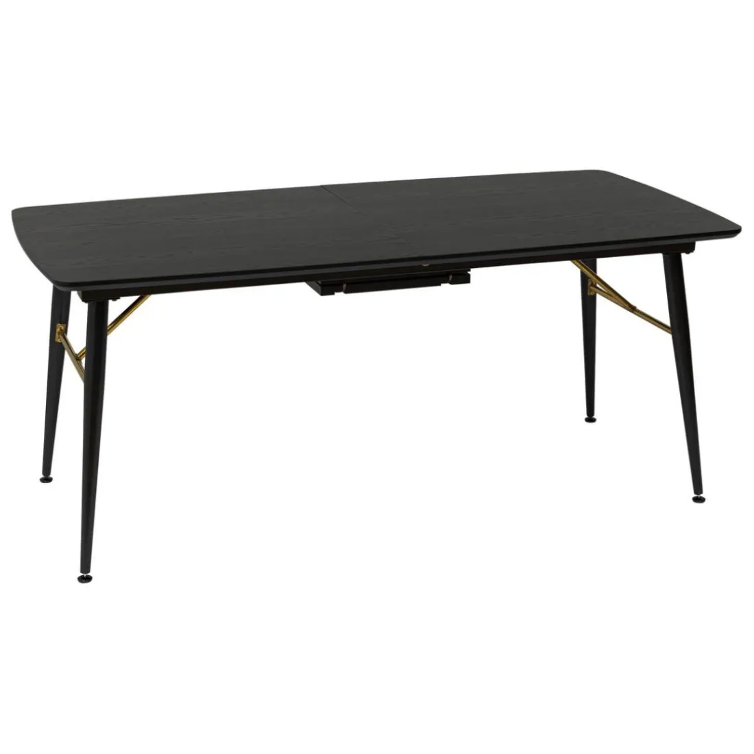 Table à manger extensible Aubrey noir