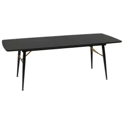 Table à manger extensible Aubrey noir