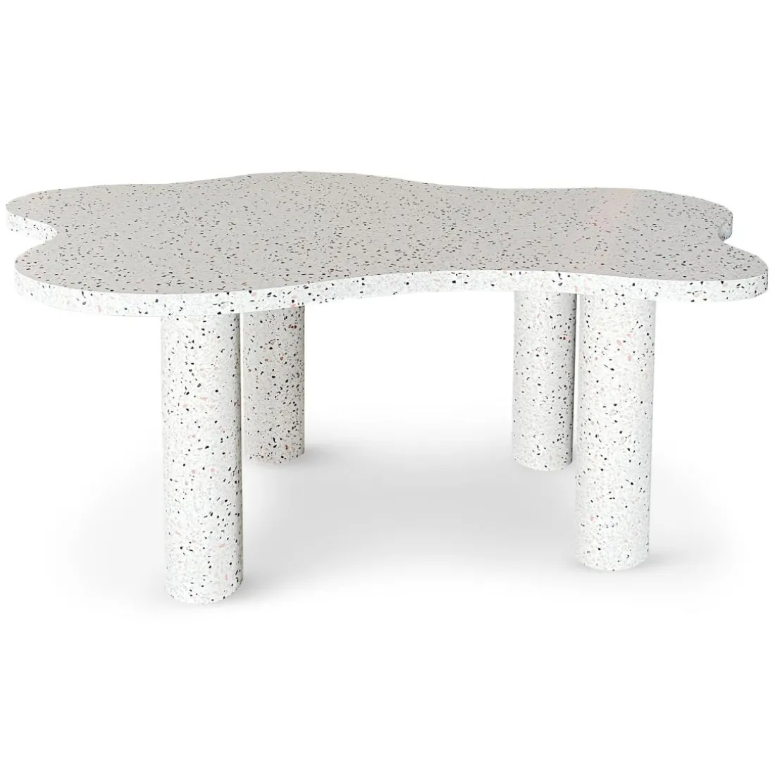 Table à manger forme nuage Lagoon Effet Terrazzo