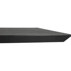 Table à Manger Piétement en Métal Noir POTZ Noir